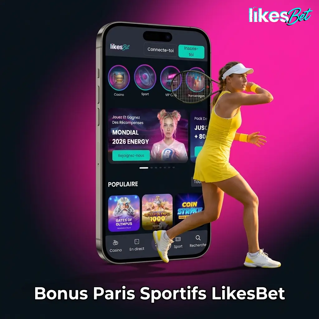 Bonus paris sportifs LikesBet : bienvenue 500%, pari sans risque, boost de cote et cashback pour parieurs français