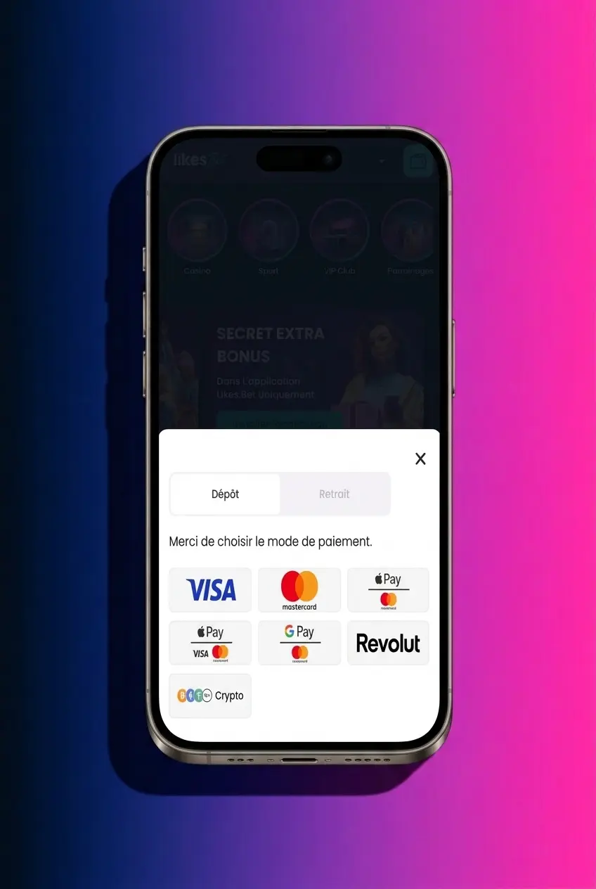 Guide étape par étape pour placer un pari sportif sur l'application mobile PWA LikesBet