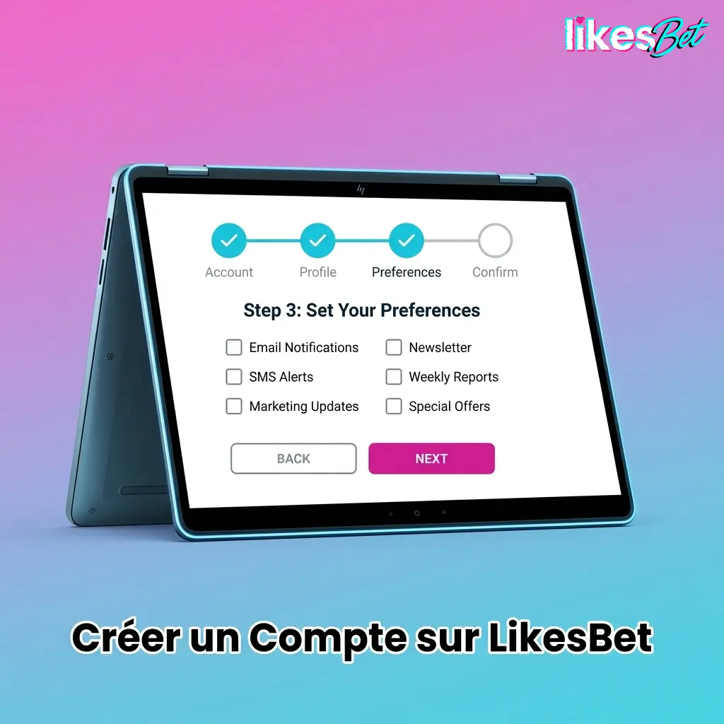 Étapes pour créer un compte sur LikesBet en moins de 3 minutes pour accéder aux paris et bonus