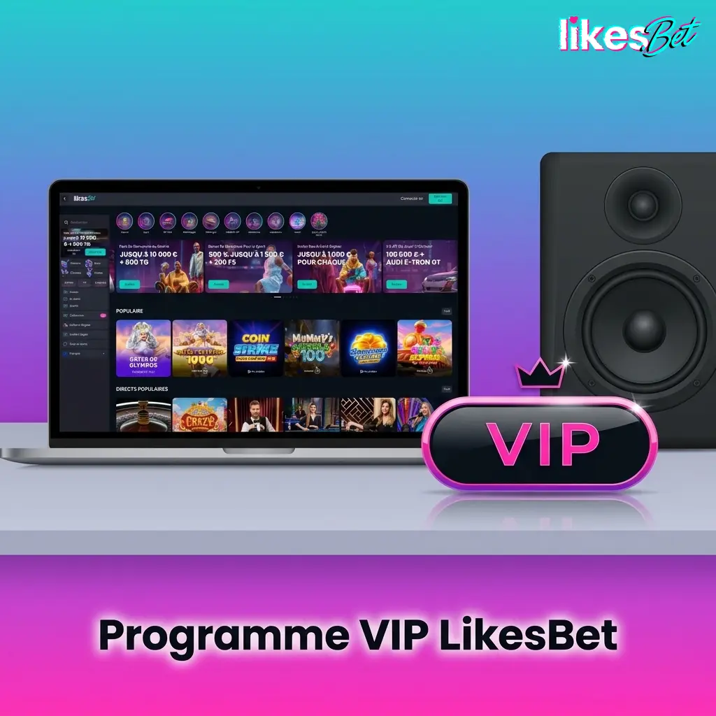 Programme VIP LikesBet avec paliers de fidélité, bonus exclusifs et avantages personnalisés pour joueurs actifs