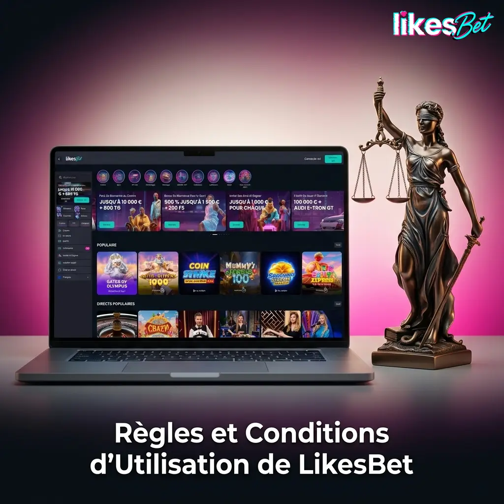 Règles et conditions d'utilisation de LikesBet : inscription, bonus, retraits et vérification KYC expliqués