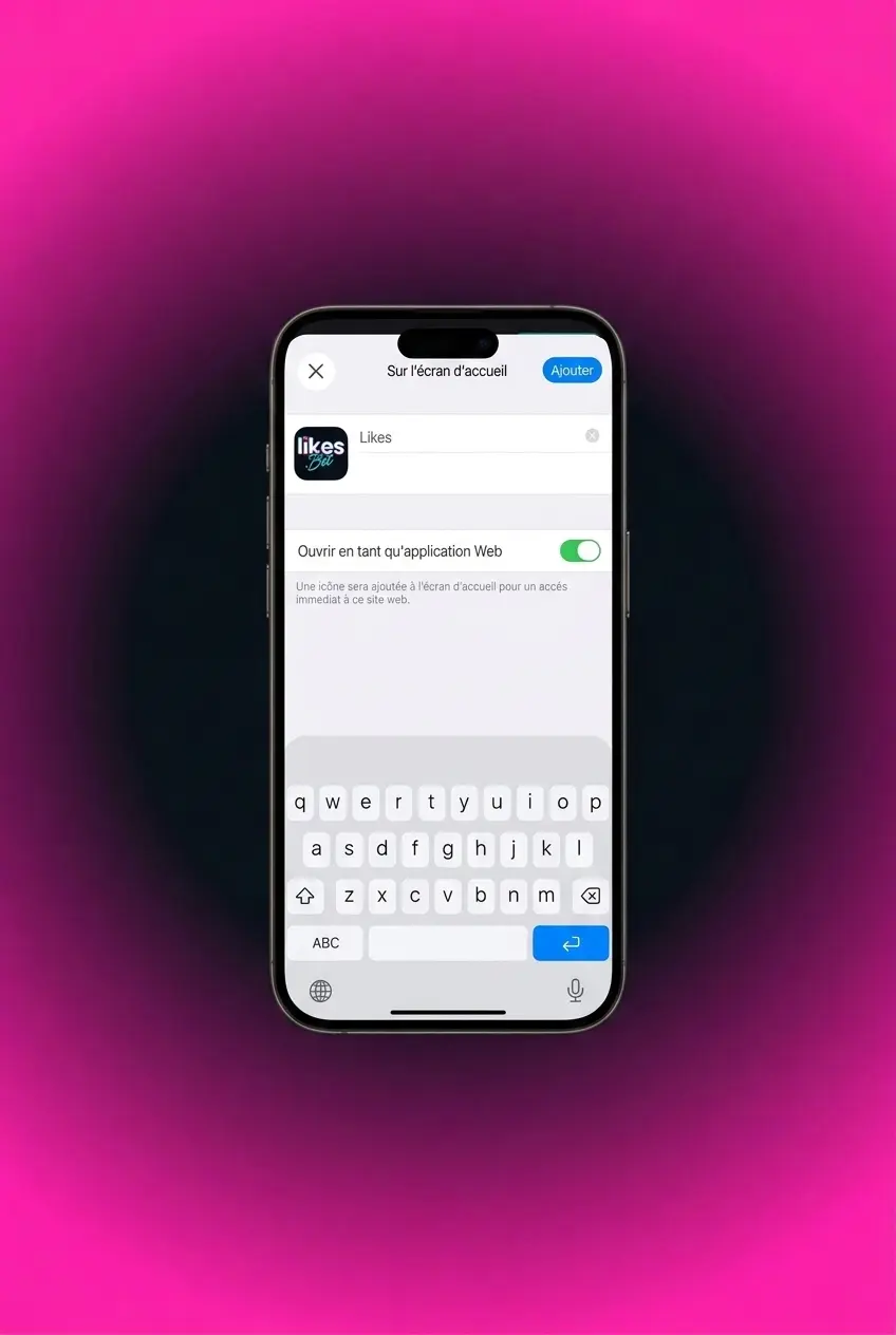 Guide installation PWA LikesBet sur iOS via Safari, ajout à l'écran d'accueil iPhone ou iPad